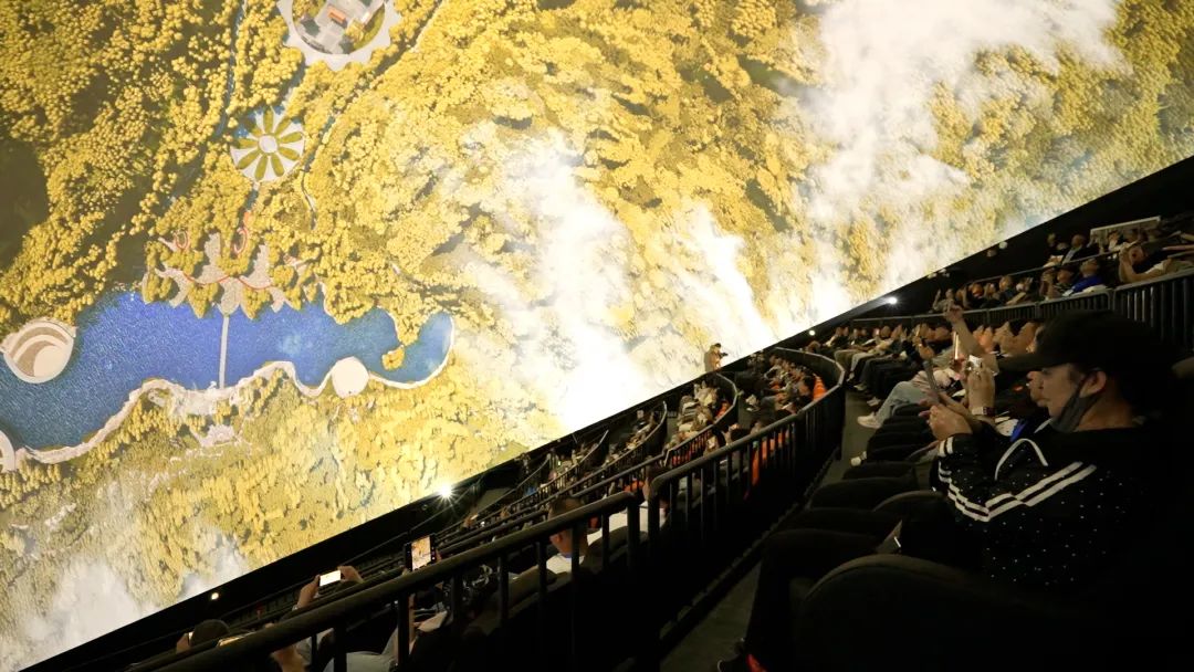 The birth of the country's first 4D immersive sound spherical screen cinema.