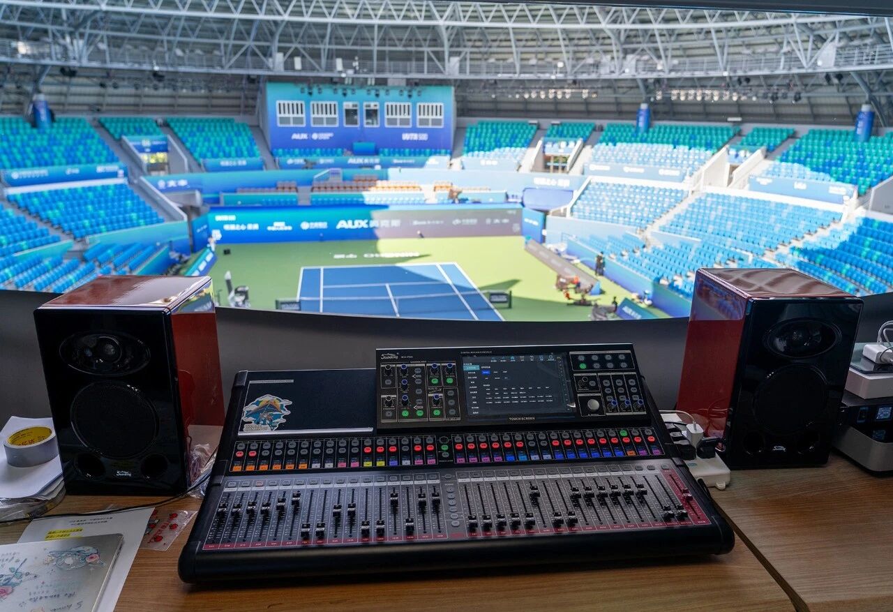 Focus! SoundKing's first immersive sound tennis center opens in Ningbo.